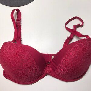 Change Bra Red Size 32 E Like New